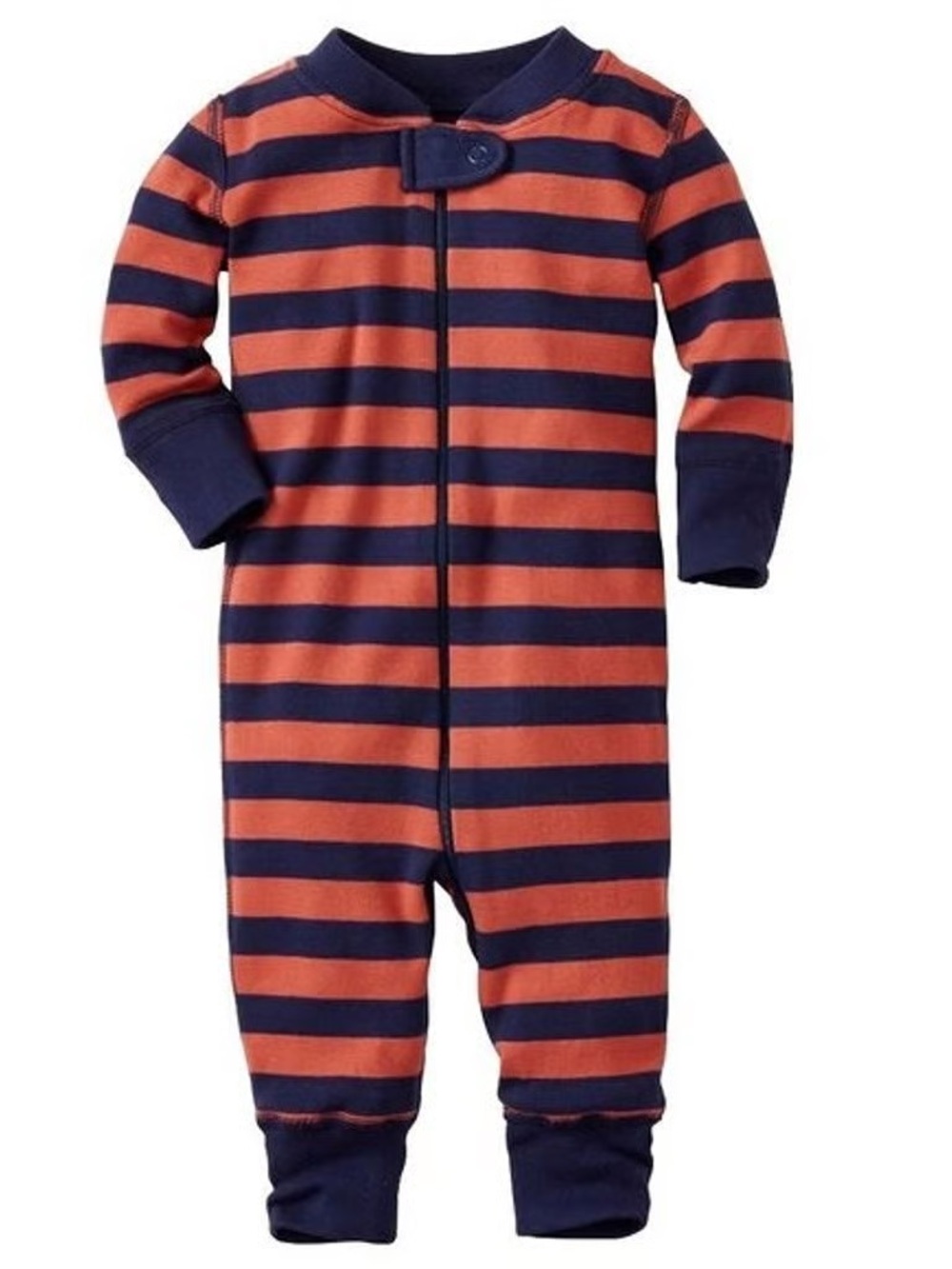 Hanna Andersson Bold Stripe Organic Cotton Zip Sleeper